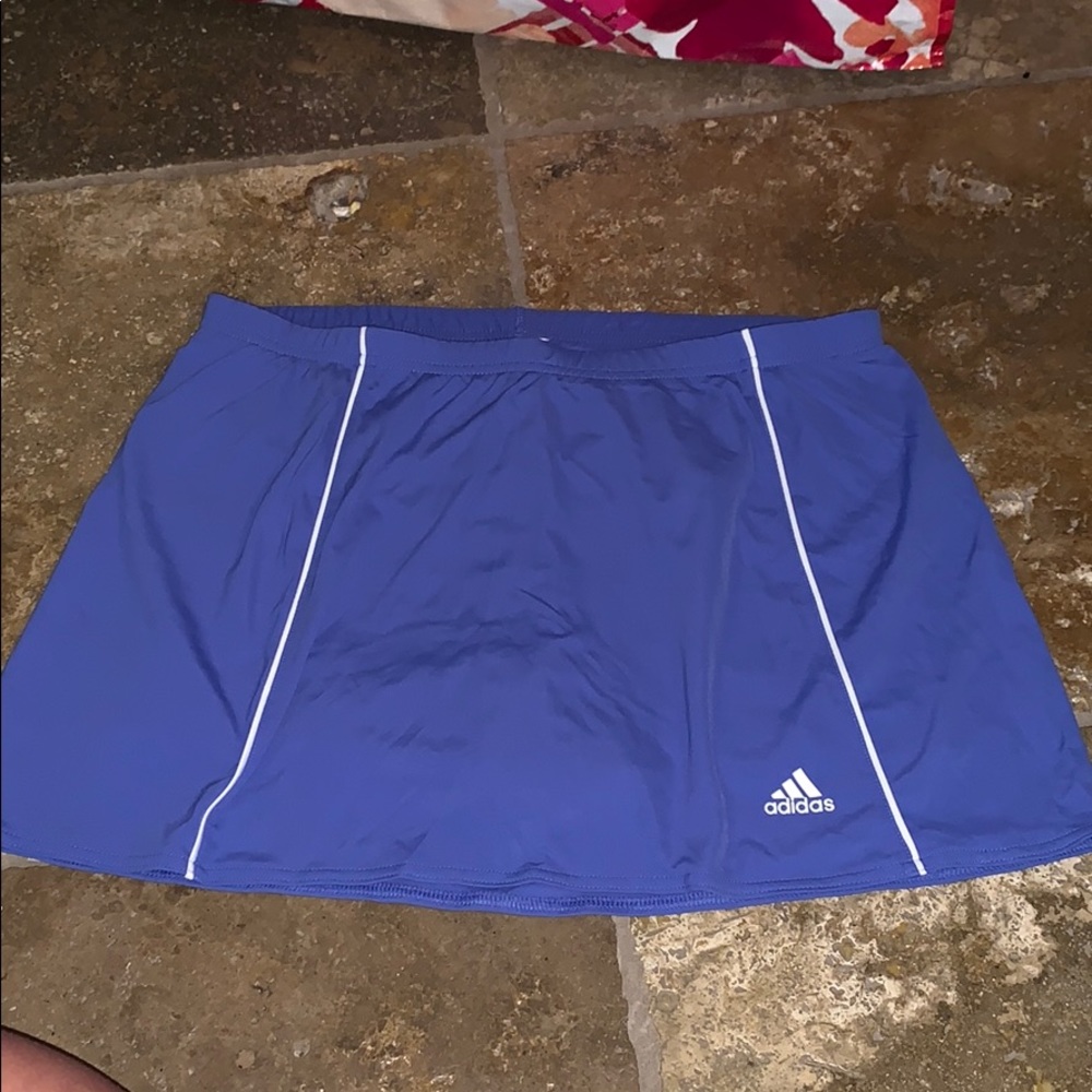 Periwinkle Adidas “tennis skirt”